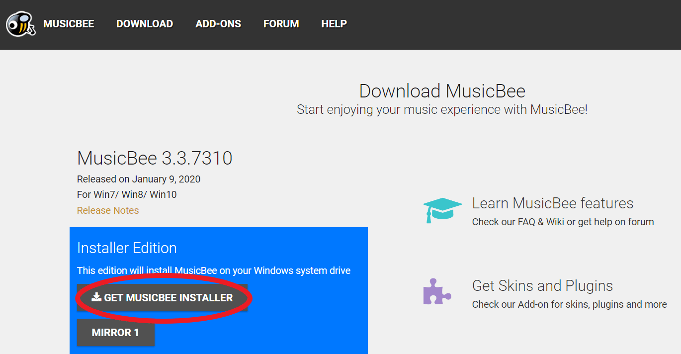 MusicBeeのインストール方法と使い方