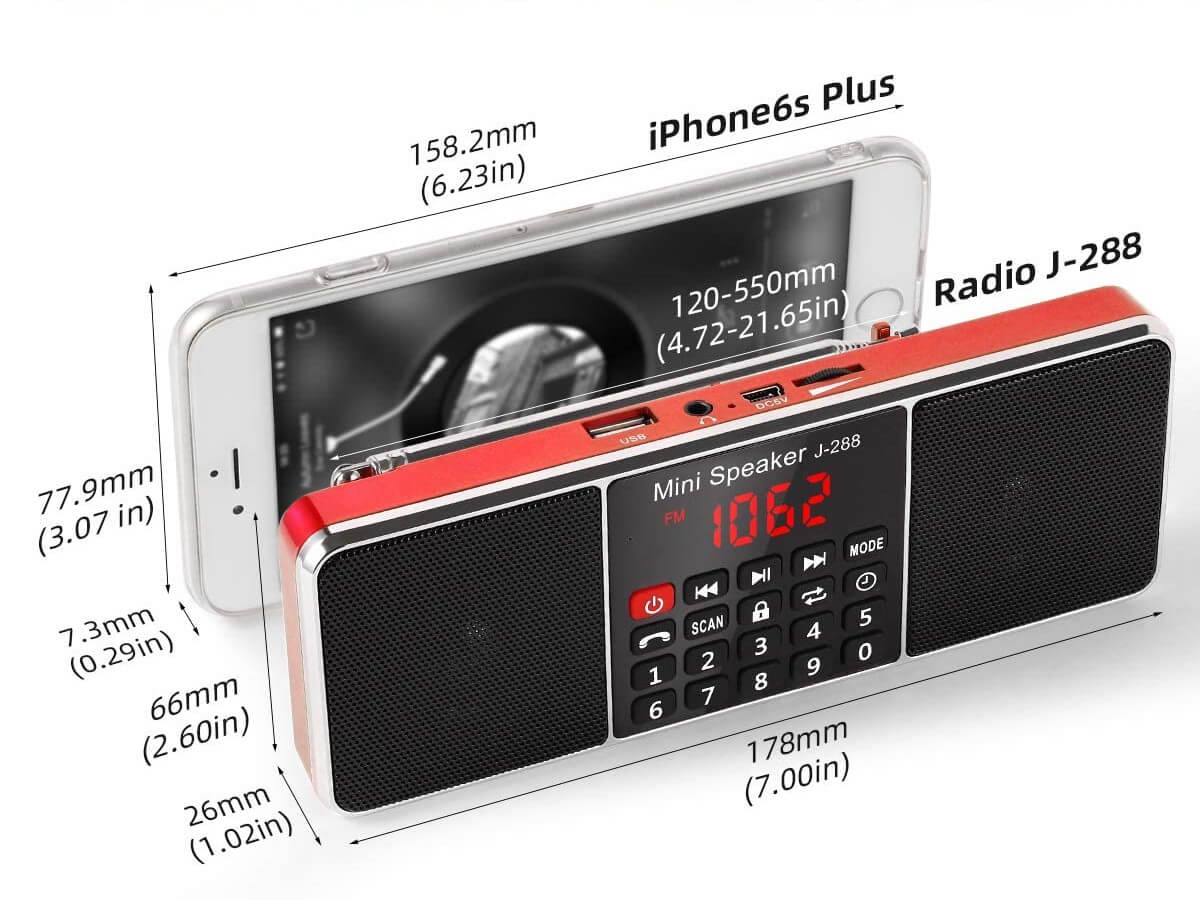 低価格の DEGEN DE1127 ＋予備バッテリーセット デジタルDSP ポケット短波ラジオ MP3 WAV録音再生 ボイスレコーダー 4GB内蔵メ
